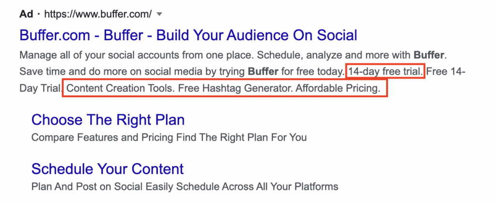 Google Ads Callout Extensions3