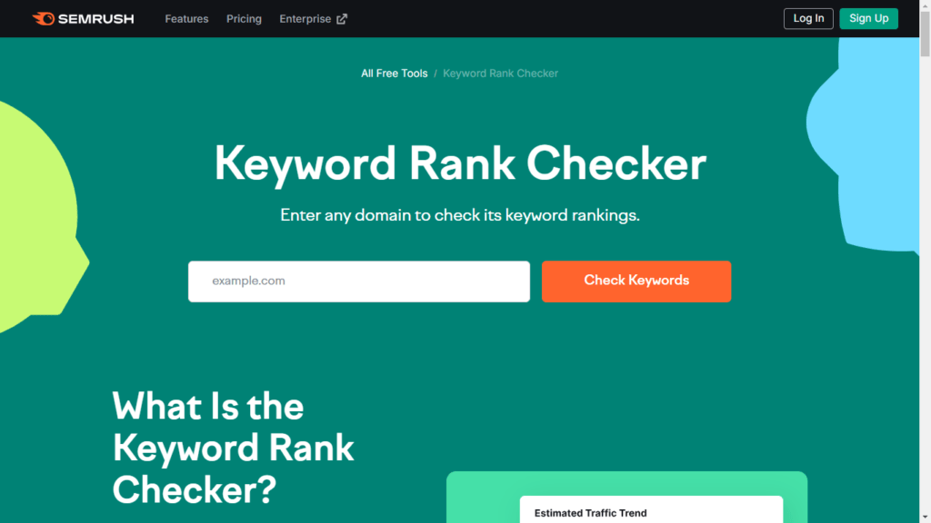 The Best 7 Free keyword rank checker tools for SEO 1 6