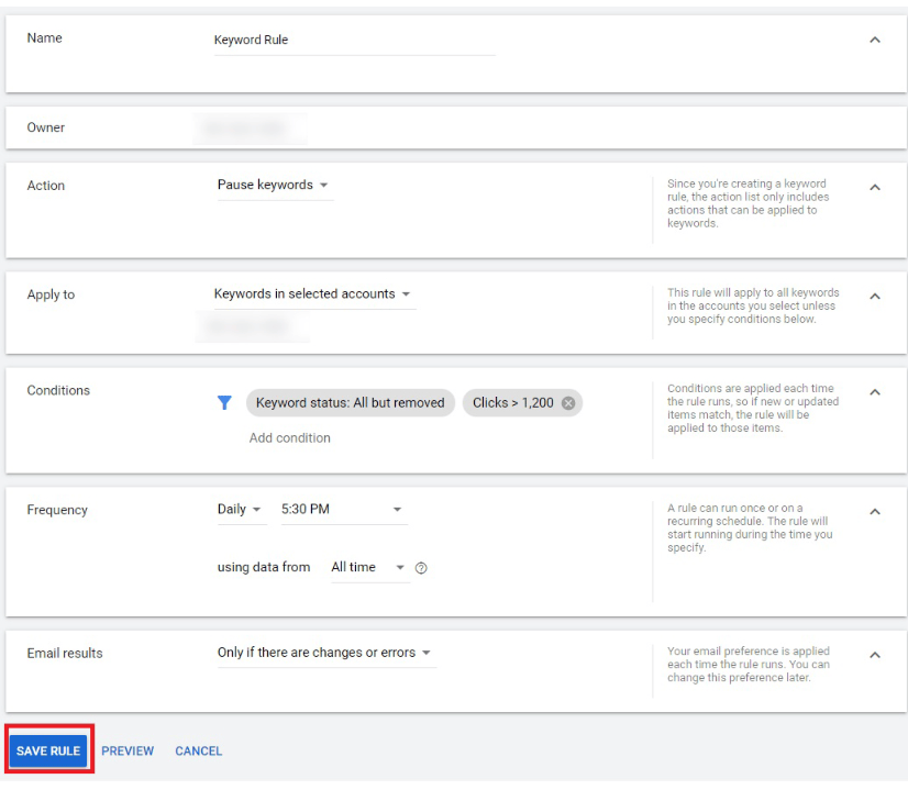 Maximizing Your Campaigns with Automated Rules in Google Ads 7 Automated Rules in Google Ads7