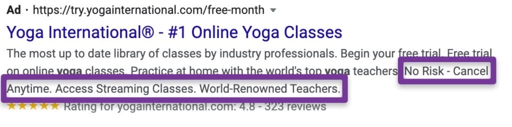 Callout Extensions Examples
