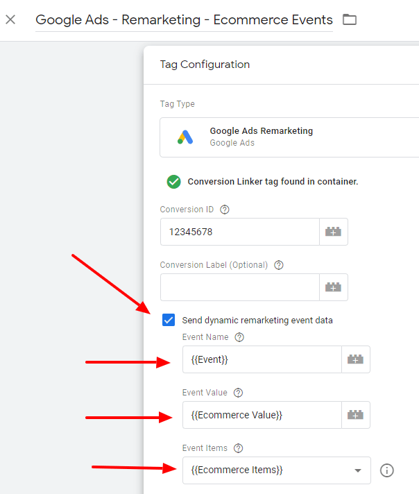 Dynamic Remarketing