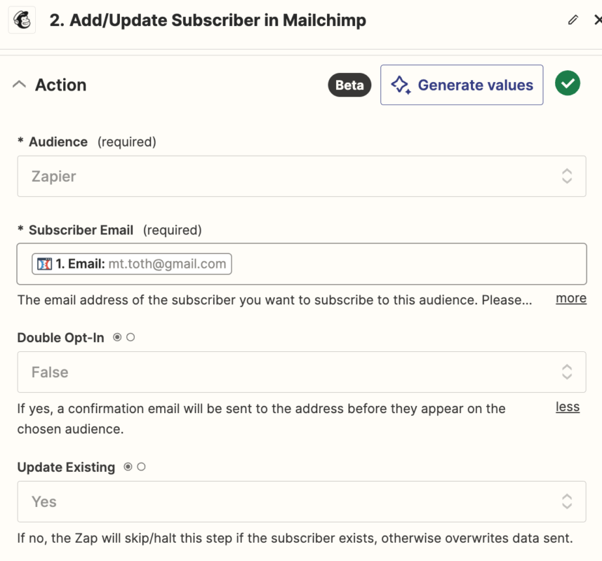 Email Marketing Integration
