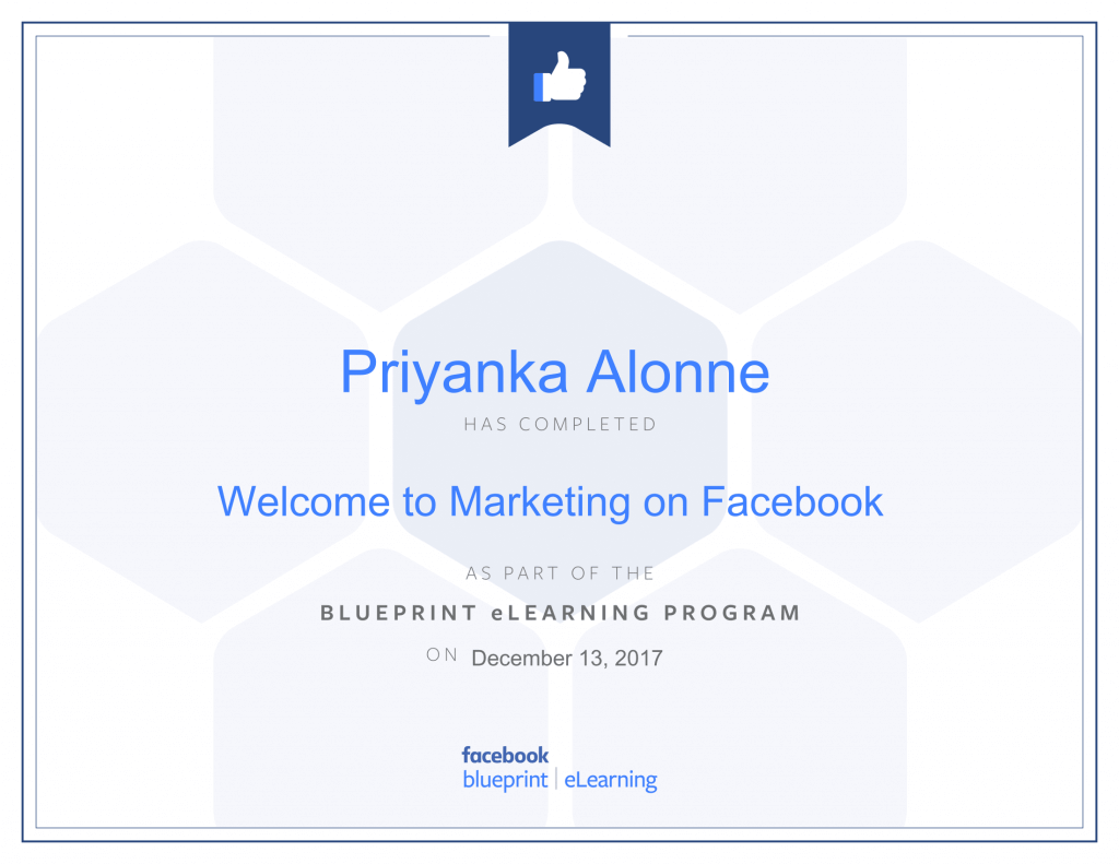 Facebook Blueprint Certification Exam