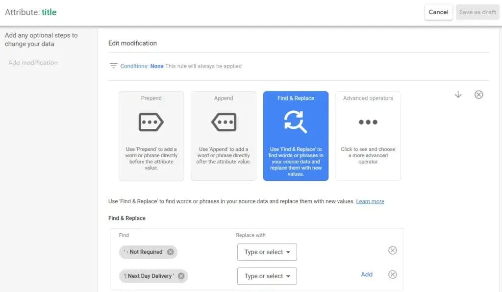 Feed Rules in Merchant Center2