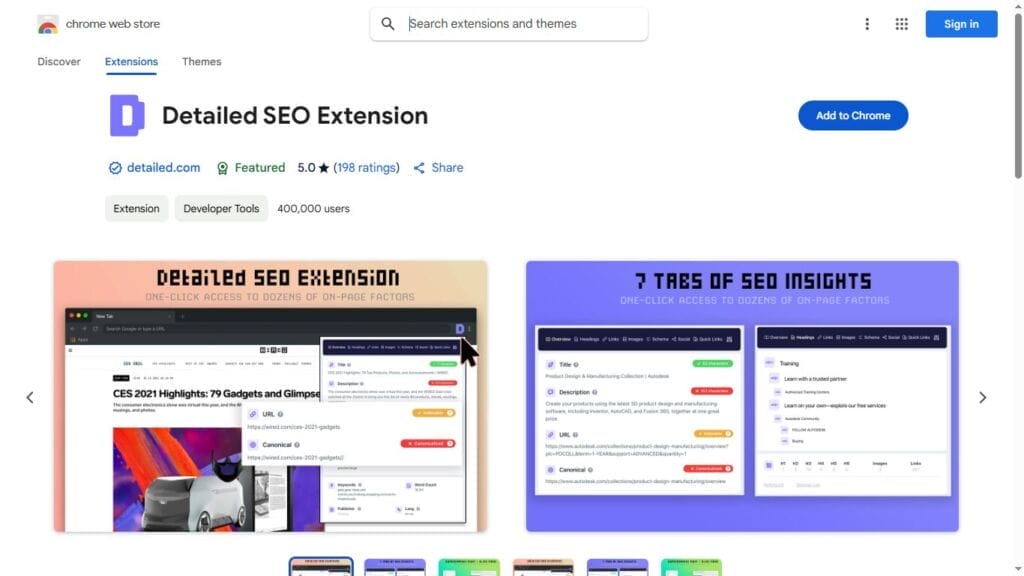 Free Chrome Extensions for SEO