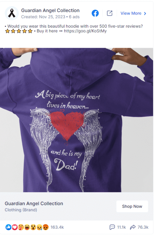 Facebook Clothing Ads