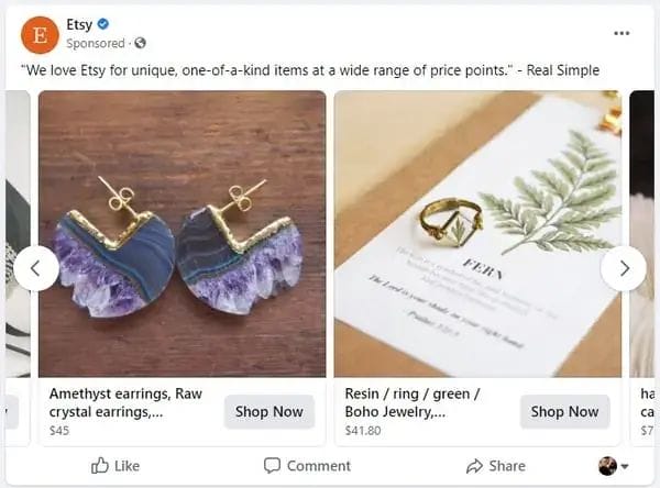 Jewelry Store with Facebook Ads10