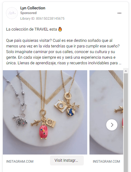 Facebook Jewelry Ads