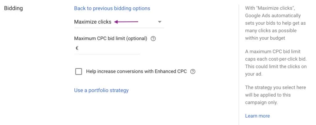 Right Bid Strategy in Google Ads