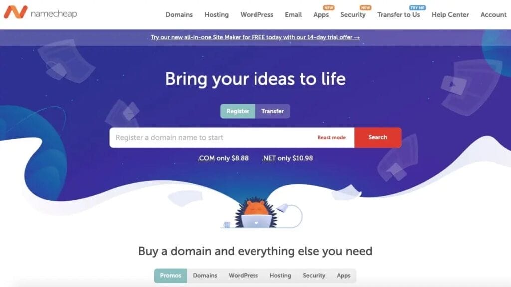10 Best Domain Registrars for business: An In-Depth Review 9 Namecheap
