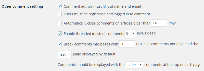 Optimize WordPress Comments