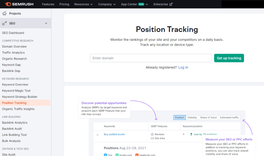 Position Tracking for ppc