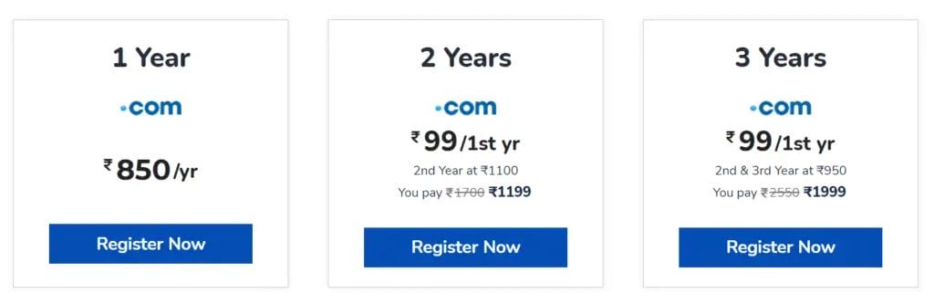 10 Best Domain Registrars for business: An In-Depth Review 6 Pricing structure