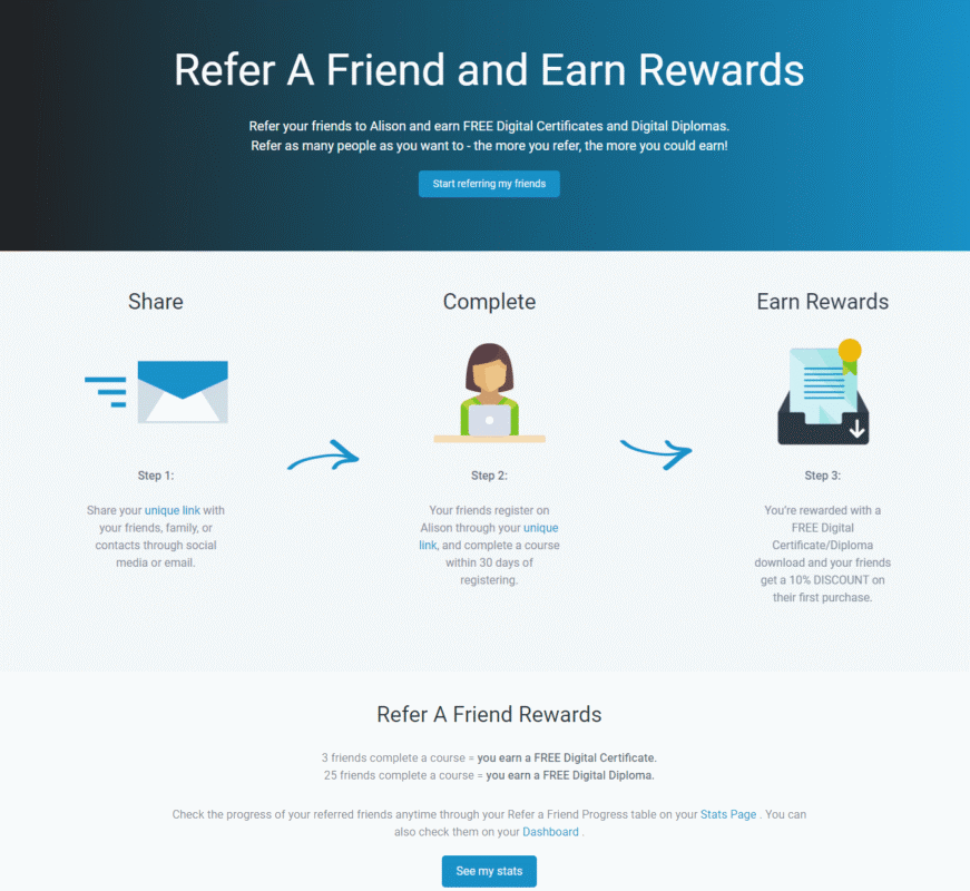 Referral program for Edtech
