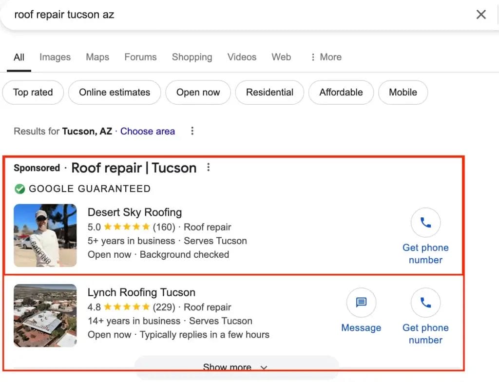 Roofing Google Campaign Tips4