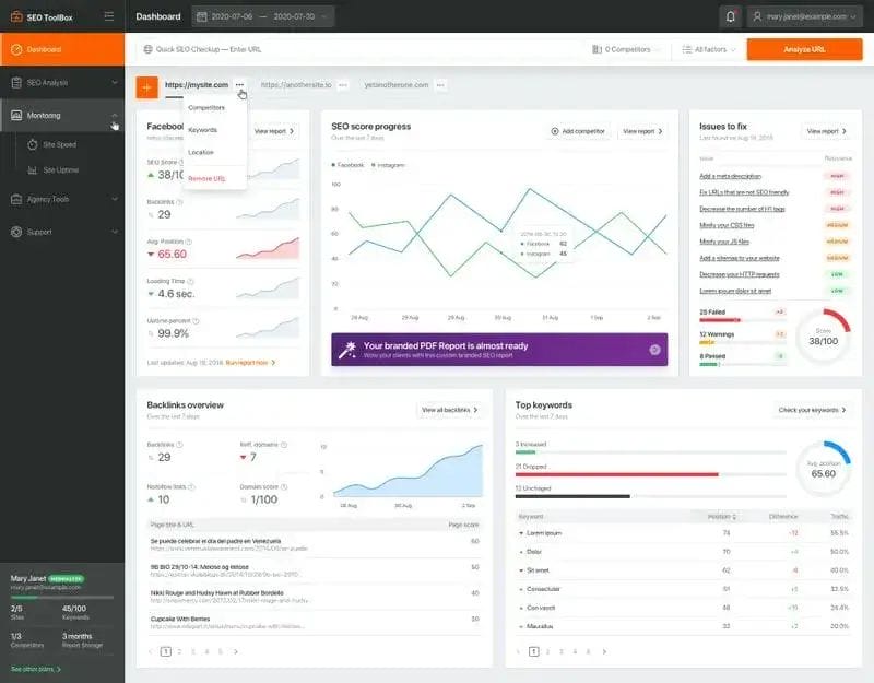 SEO Site Checkup Website Audit