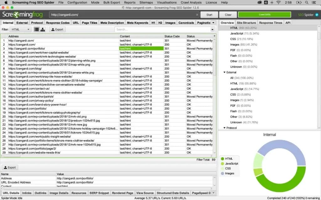Screaming Frog SEO Spider