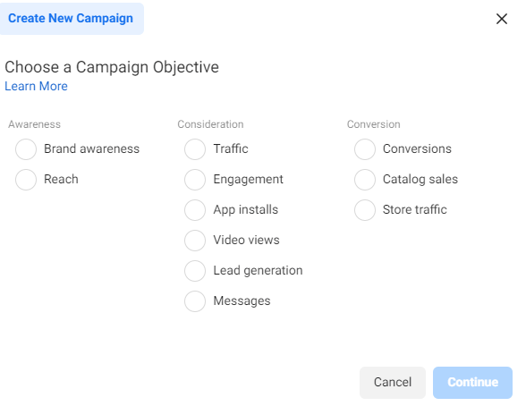 Set up Facebook Ads