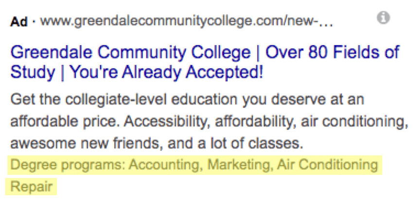 Structured Snippet Extensions Examples4