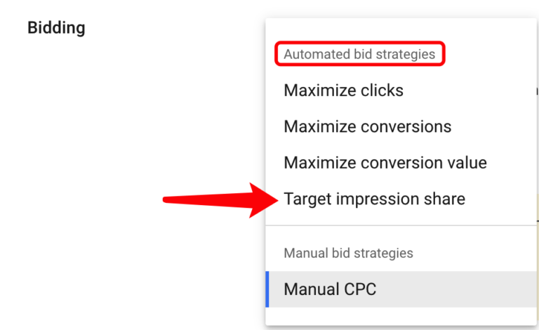 Google Ads Automated Bidding Strategy