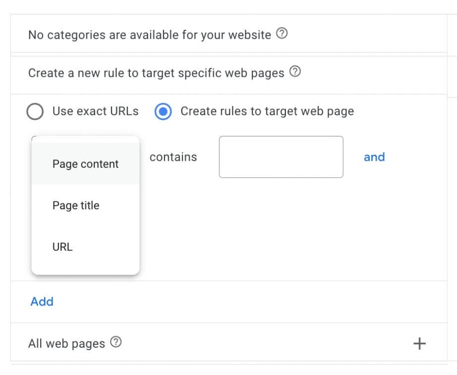Target Specific Page Titles