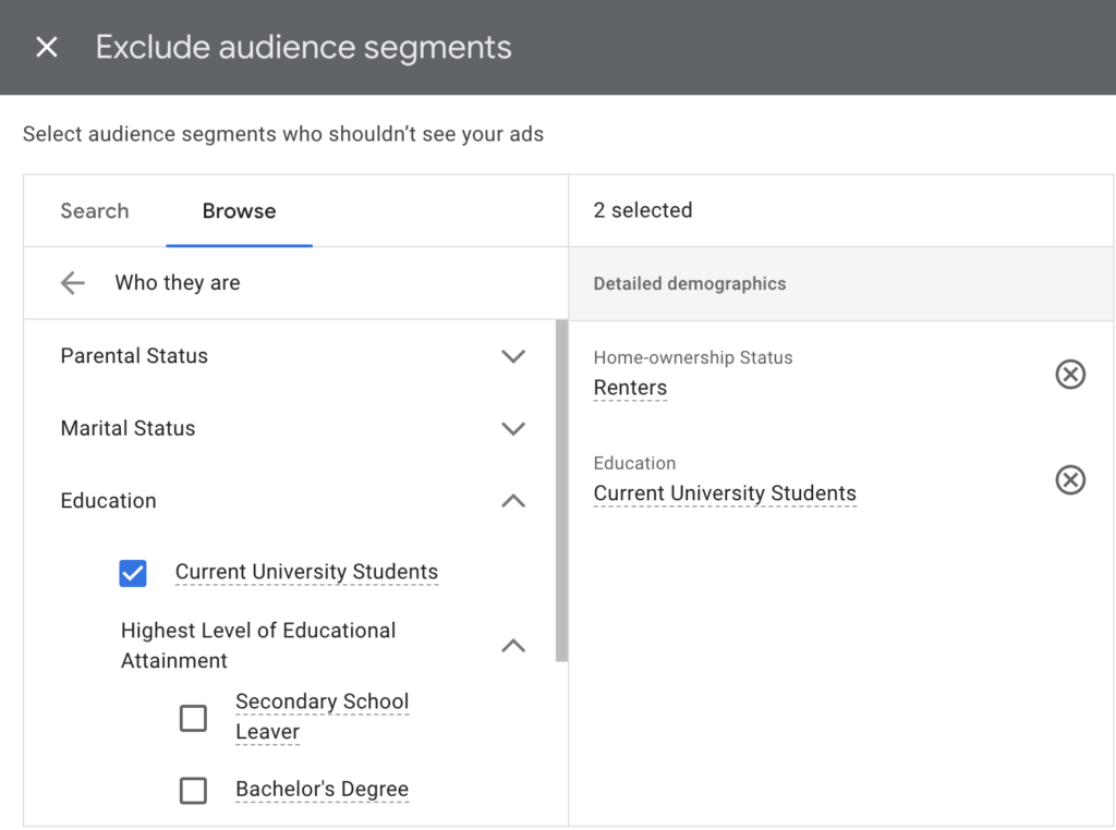 Target consumers with interest ads