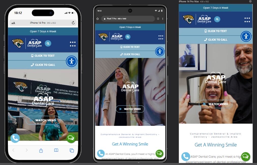 Update to Mobile Optimized Website