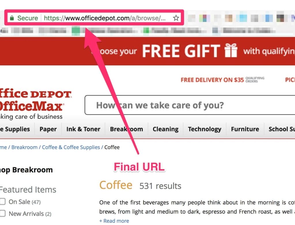 Use Final URL Expansion1