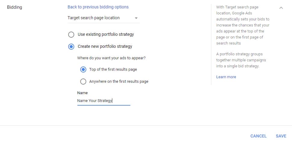 Use bidding automation rules