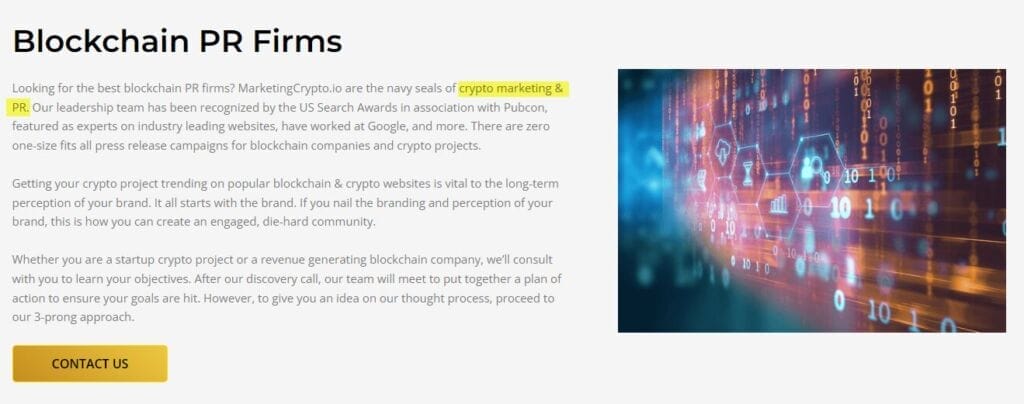 Advertise Cryptocurrency