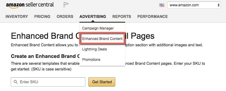 Utilizing Amazon Enhanced Brand Content EBC