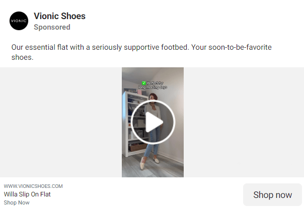 Facebook Ads for Shoe Stores