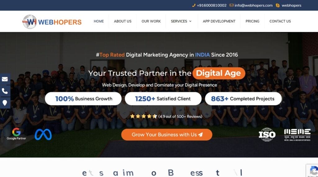 The Top 7 Best SEO Companies In Mohali You Need To Know About 5 WebHopers