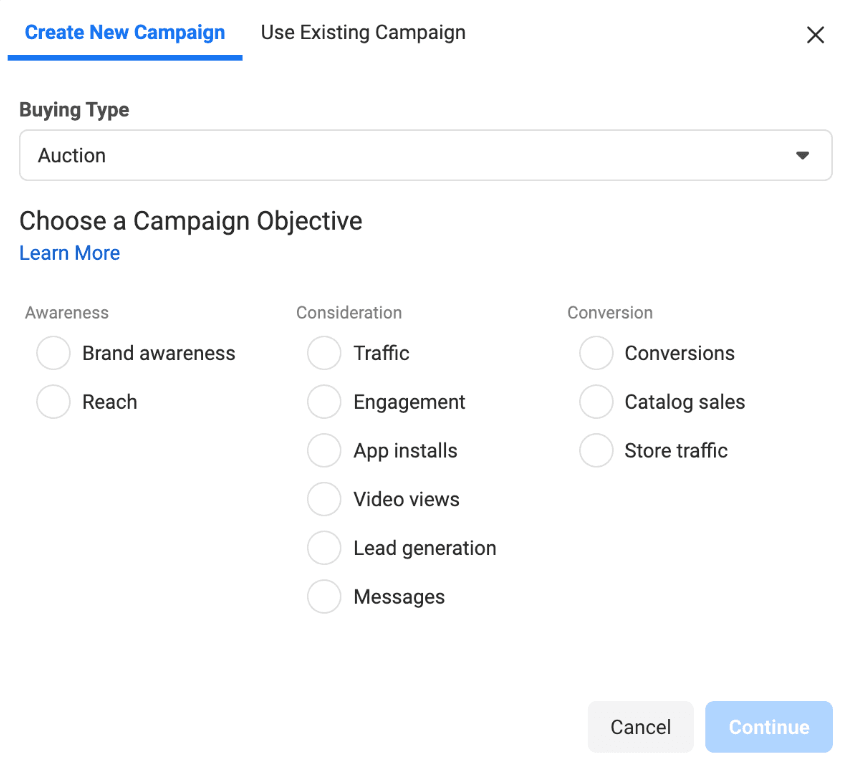 Facebook Ad Campaign Setup