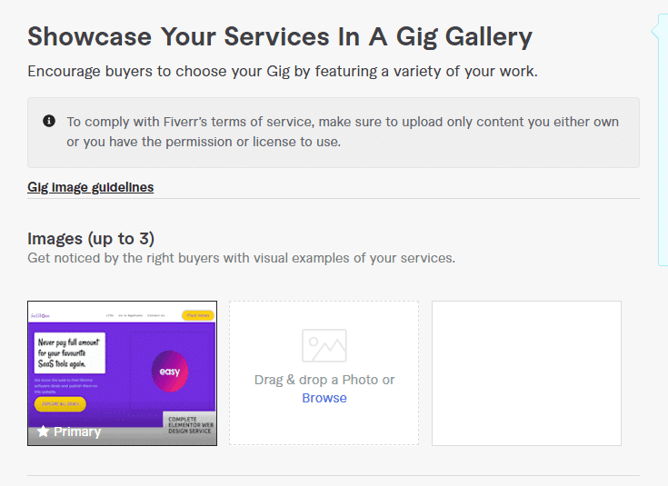 fiverr gallery