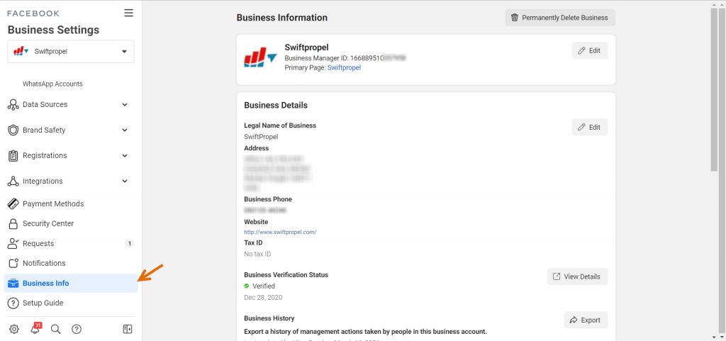 Setting up Facebook Business Suite Manager