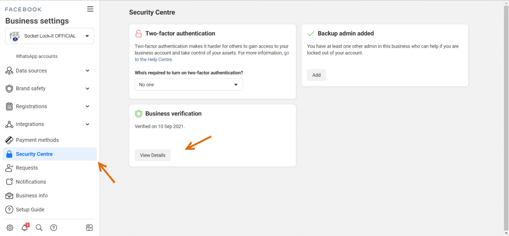 Setting up Facebook Business Suite Manager