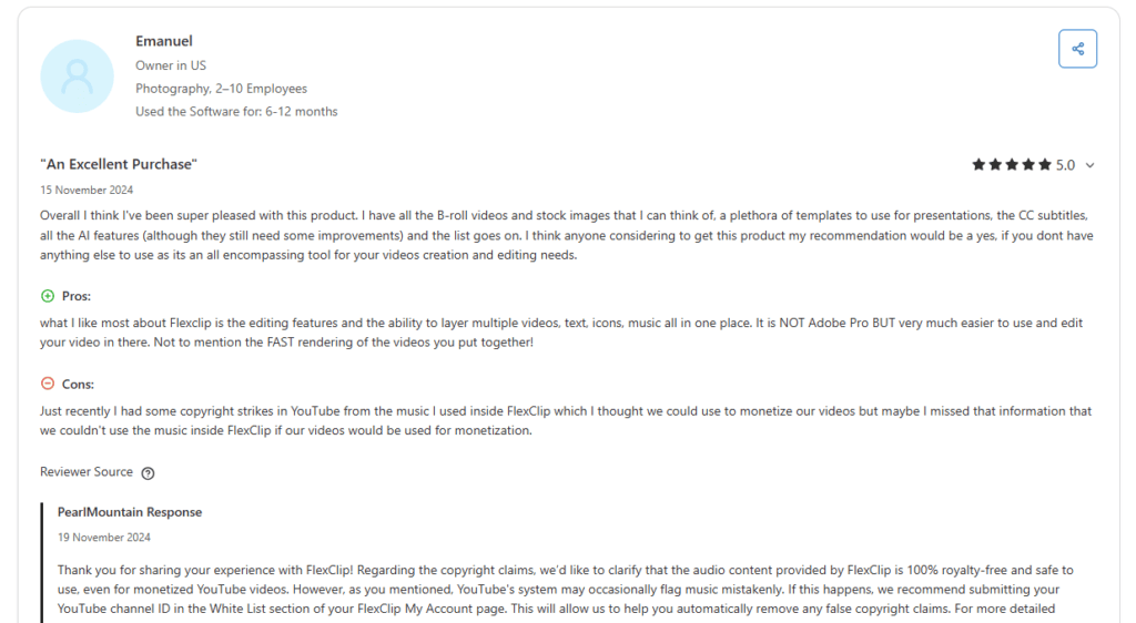 FlexClip Review: An All-in-One Online Video Editor with Powerful AI Features 5 image