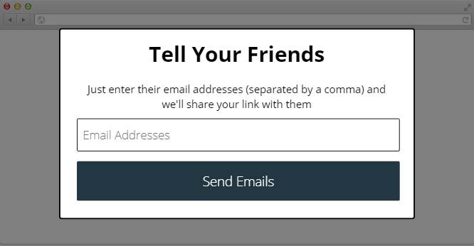 tell your friends customer loyalty program ideas