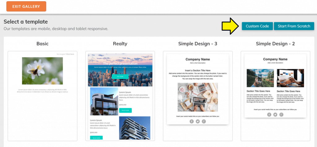 Email marketing services