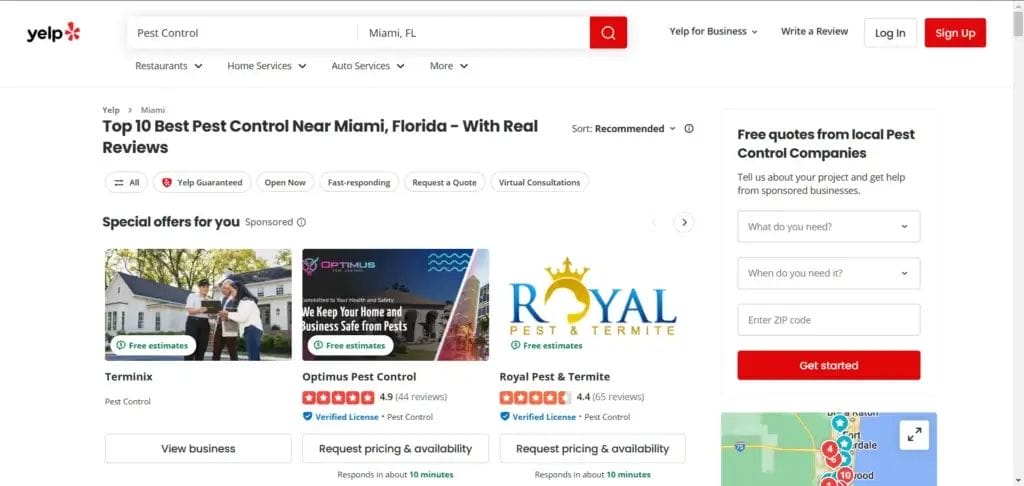 local citations pest control