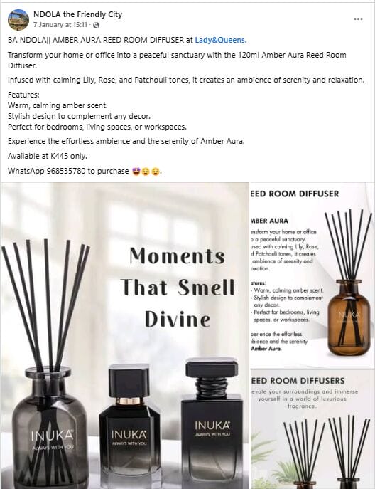 perfume Facebook ads1