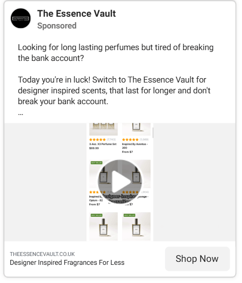 perfume Facebook ads2