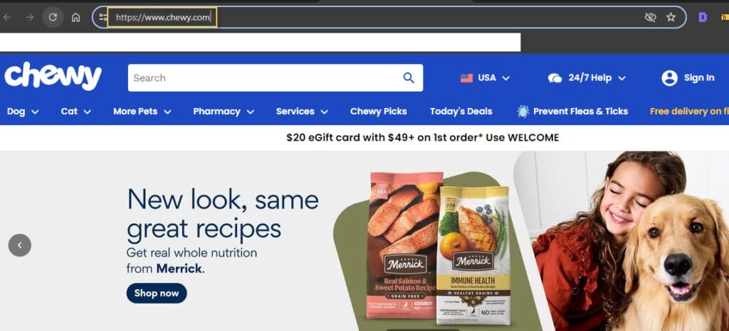 simple URL structure