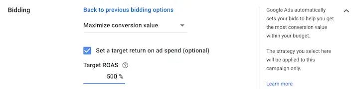 Google Ads Automated Bidding Strategy