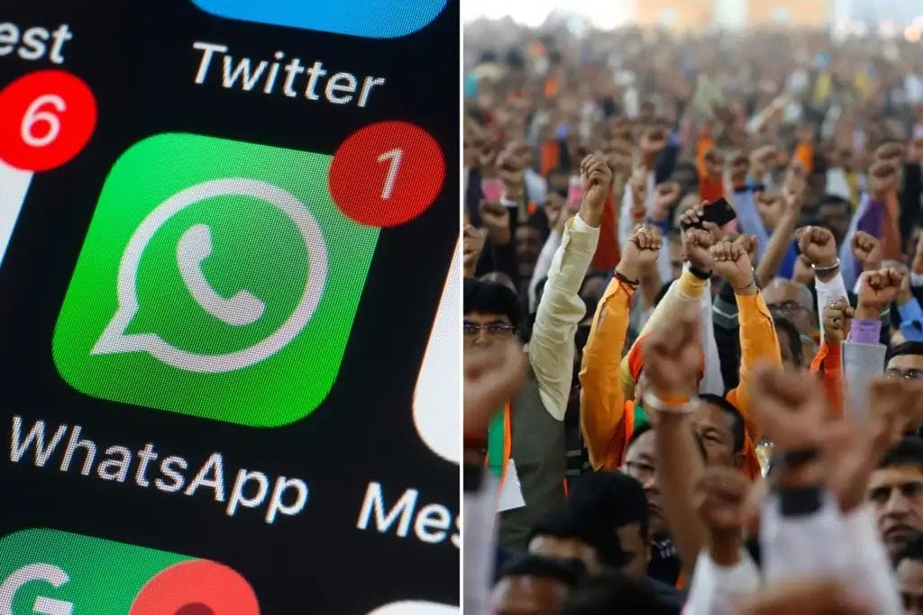 whatsapp in election