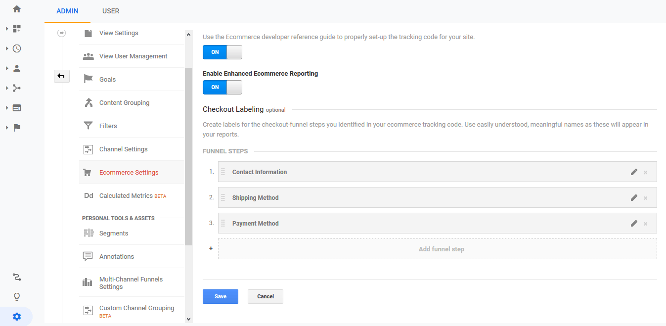 Setting up Google analytics for Ecommerce tracking 13 word image 138